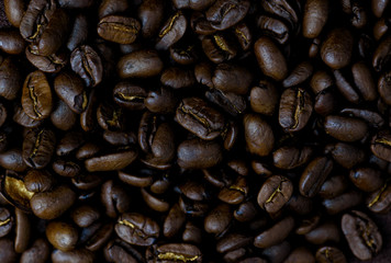 Coffee beans background 