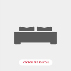 bed icon vector
