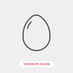 egg icon vector