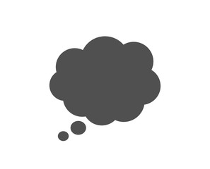 Comic Speech bubble icon. Chat sign. Communication or Comment symbol. Quality design element. Classic style icon. Vector