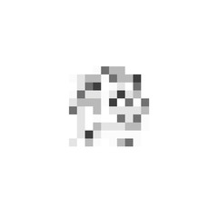 Pixel censored sign. Black censor bar concept. Censorship rectangle. Vector illustration