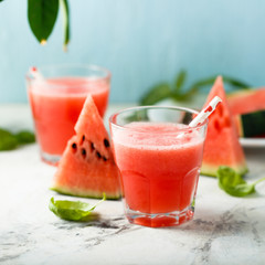 Refreshing watermelon drink