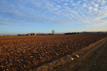 El campo listo para la siembra, Francia