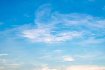 The sky is full of moving clouds. Feel free and enthusiastic. A beautiful color shade suitable for use as a background image.