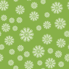 Mandala seamless pattern on a colored background