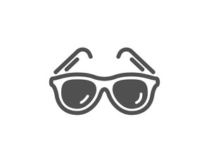 Travel sunglasses icon. Trip sun glasses sign. Holidays symbol. Quality design element. Classic style icon. Vector
