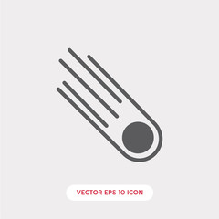 comet icon vector 
