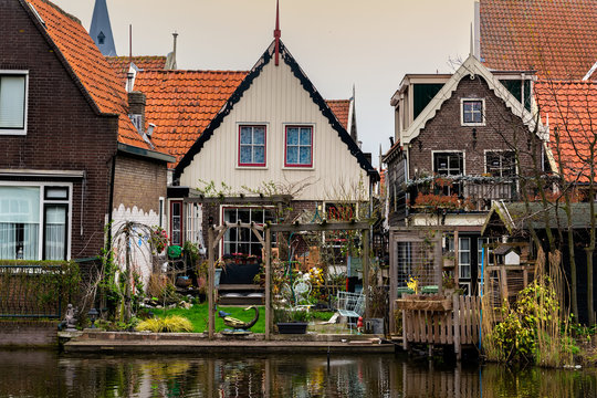 Traditional Volendam houses
