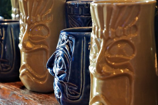 Cocktail mugs in different colours
