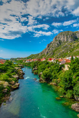 Fototapeta na wymiar Mostar im Herzen der Herzegowina