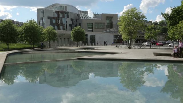 Scottish Parliament building, Edinburgh, Scotland