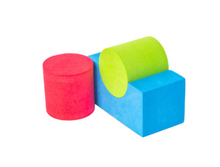 Colourful toy shape