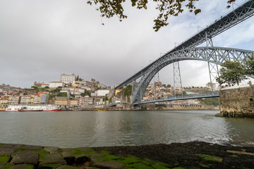 Naklejka premium Architecture and Streets of rainy Porto, Portugal.