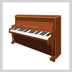 Fototapeta premium Instrument upright piano