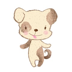 illustration of a puppy