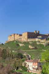 Fototapeta premium Castle on top of the hill in Siguenza, Spain