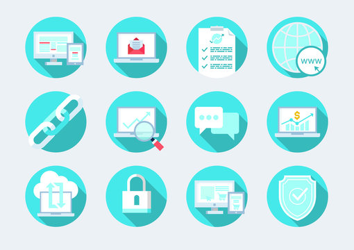 Set of Web Bureau Icons