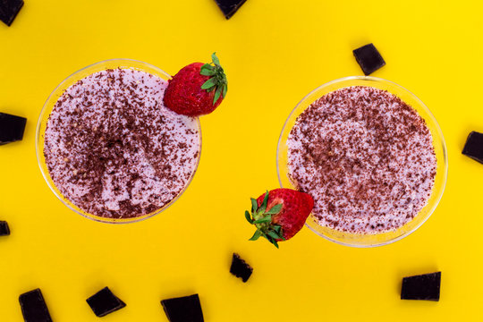 Strawberries milkshake