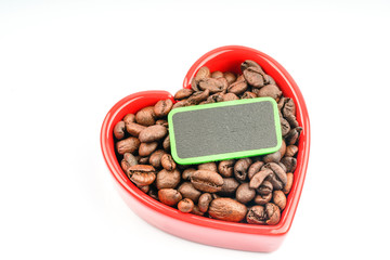 Coffee with close up view.