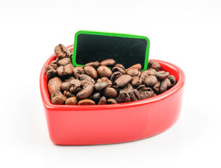 Coffee with close up view.