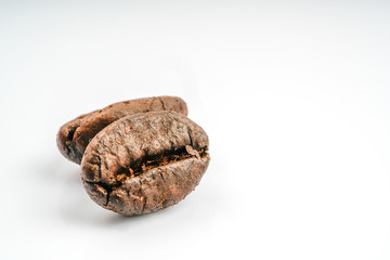 Naklejka premium Coffee with close up view.