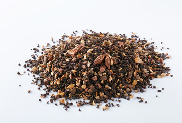 Tea isolated on a white background, European tea