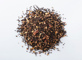 Tea isolated on a white background, European tea