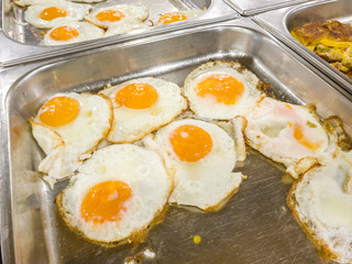Egg in the tray