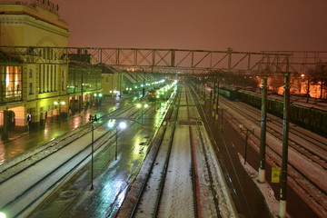  waiting for a train