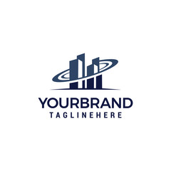 Fototapeta premium building Vector logo design template elements