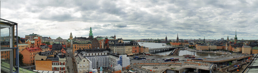 Obraz premium Stockholm City Panoramic