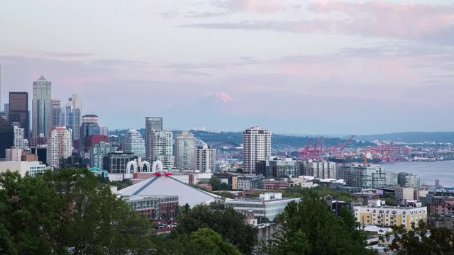 Seattle Pan Timelapse 4k