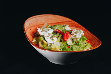 fresh salad in a bowl