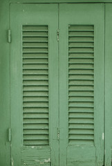 doors shutters textured wooden stone house old