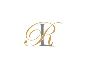 LR RL Letter Logo Icon 002