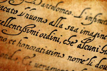 Old handwritten text from 16th century