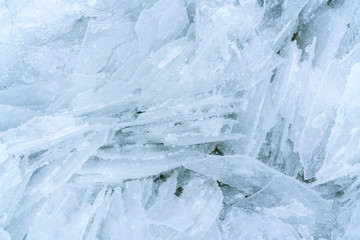 Fototapeta na wymiar Light Blue Spring ice. Ice. background.