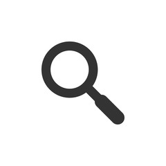 Magnifying glass icon graphic design template vector