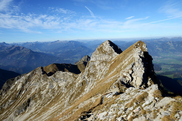 Allgäuer Alpen - Blick vom Nebelhorn 