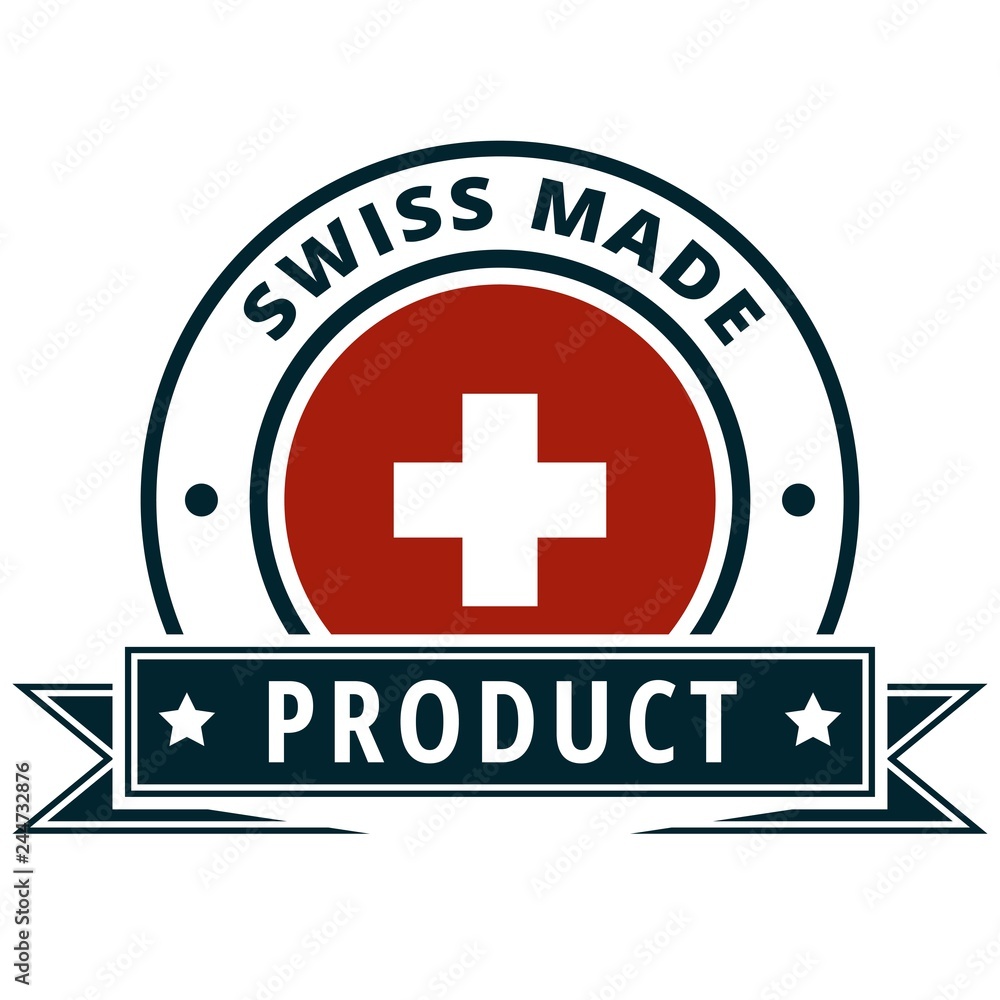 Wall mural product swiss made (made in switzerland) illustration