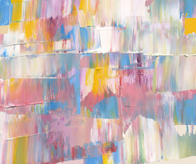 Textured colorful abstract background. Oil paint. High detail. 
