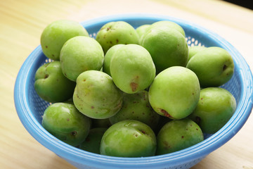 fruit of the plum 梅 クローズアップ