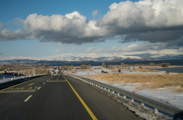 Road along the Lake Van