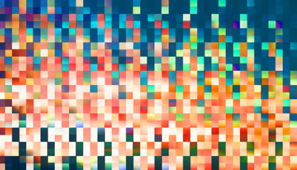 Abstract square blocks shapes gradient pattern background