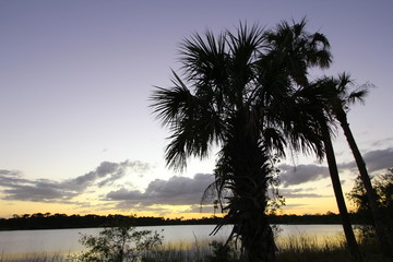 George Lestrange Preserve Sunset, Fort Pierce, Florida