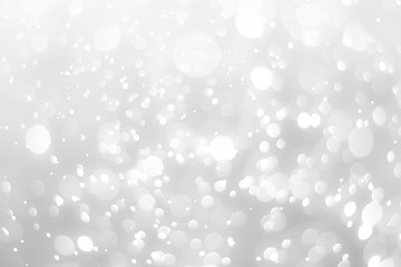 abstract white background with blur soft bokeh light effect