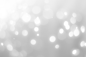 abstract white background with blur soft bokeh light effect