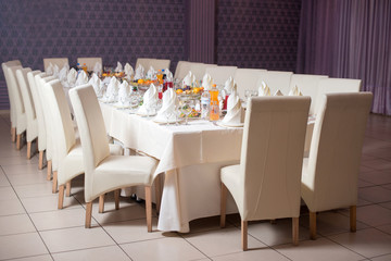 restaurant table