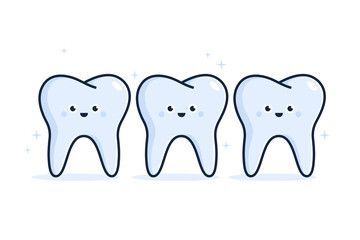 Illustration of Healthy teeth.