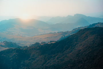 Fototapeta premium Mountain valley landscape